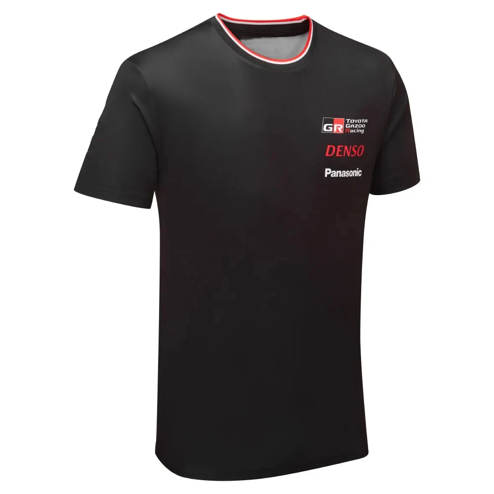 2024 New Summer Motorcycle Tee Toyota Gazoo Racing World Rally WRC Team T-Shirt Oversized Outdoor Motorcycle Jersey For Fans