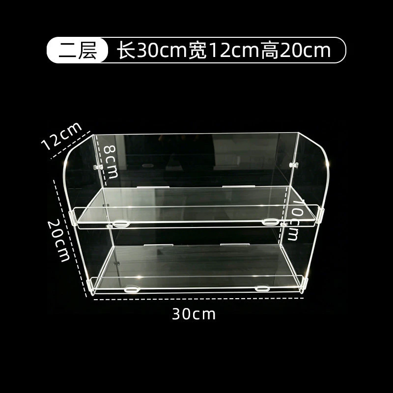 Clear Acrylic Multi Layer Storage Rack, Desktop Display Stand for Blind Box Action Figures Skincare Perfume Organizer