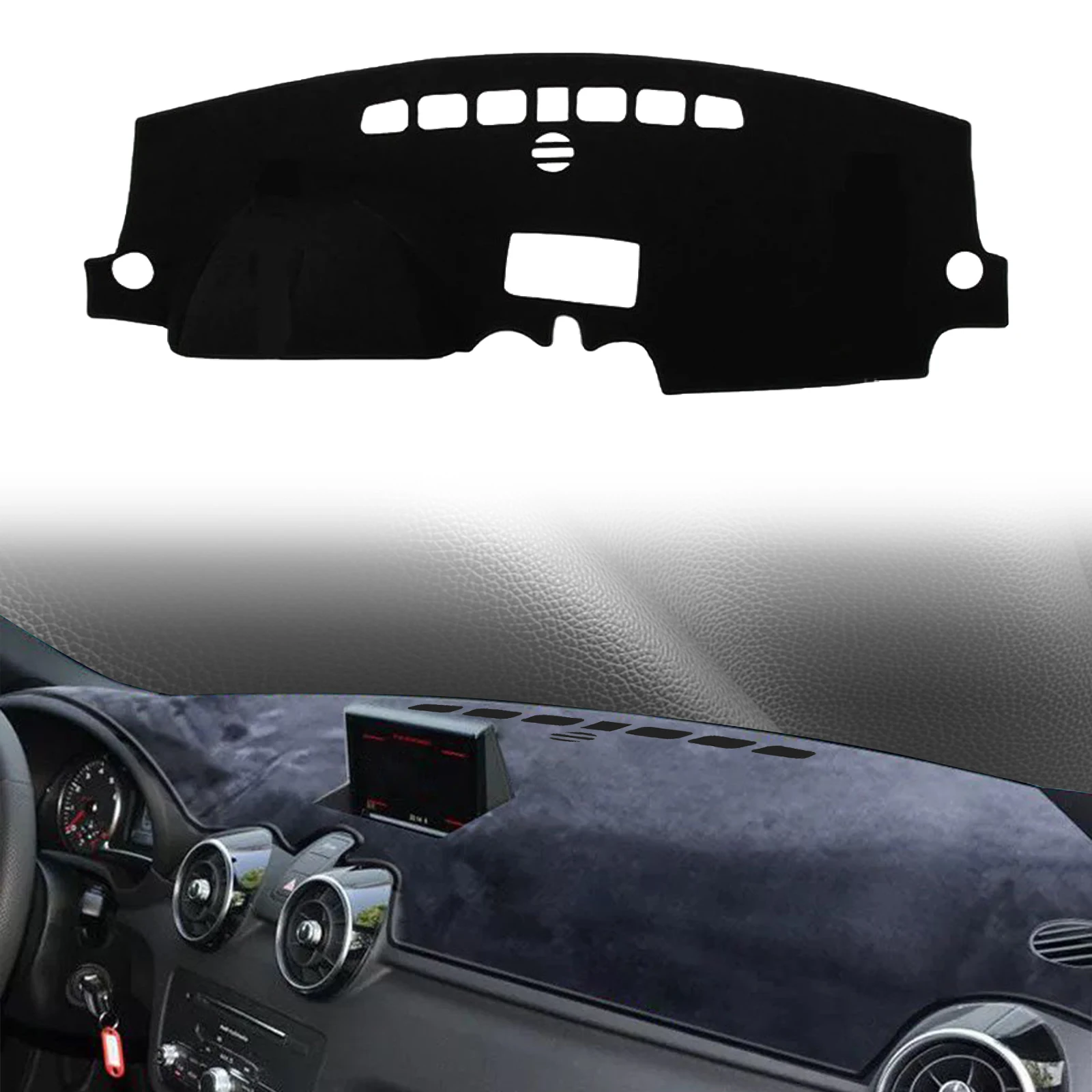 

fit for Audi A1 8X MK1 1th 2018-2011 LHD Dashmat Dashboard Cover Pad DashMat Sunshade Protective Carpet Car Leather Accessories