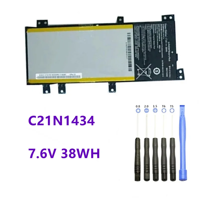 

New C21N1434 0B200-01540000 Battery FOR ASUS Z550MA Z450L Z450U Laptop Battery C21N1434 7.6V 38WH