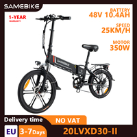 SAMEBIKE 20LVXD30-II Folding Electric Bike 48V/10.4 AH Large Seat Electric 40-80 Km 20\