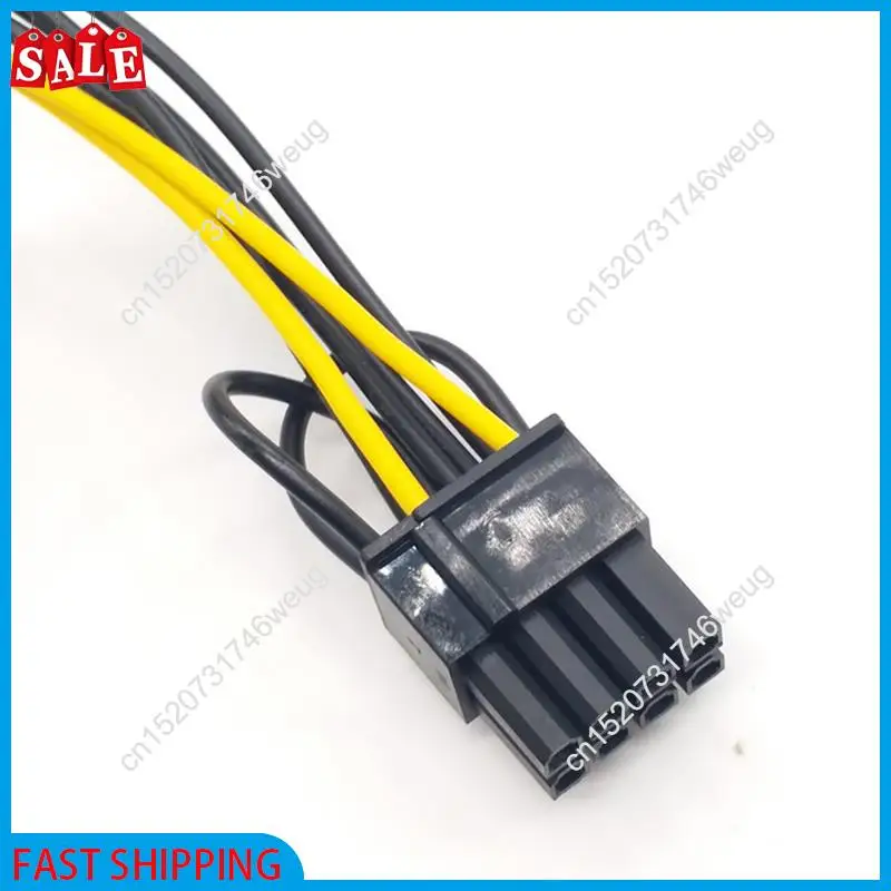 

Flash Deal-20PCS 15Pin SATA Male To 8Pin(6+2) PCI-E Power Supply Cable 20Cm SATA Cable 15-Pin To 8 Pin 18AWG Wire For Graphic Ca