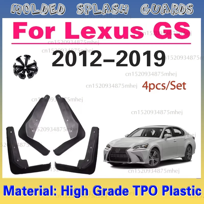 

Mudguard For Lexus GS GS200 GS250 GS300 GS350 GS450 L10 2012 - 2019 2014 Car Accessories Mudflap Fender Auto Replacement Parts
