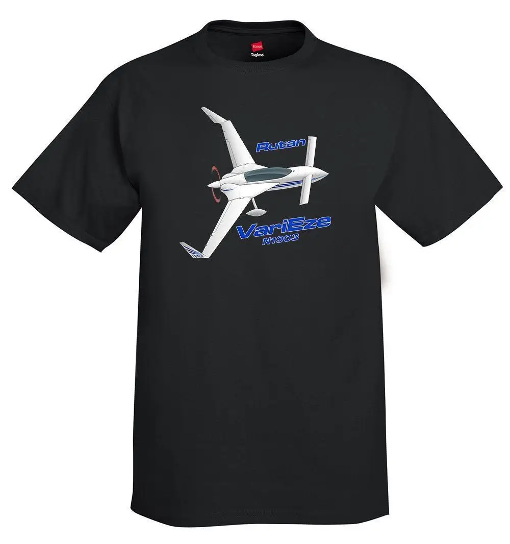 

Rutan VariEze Airplane T-Shirt Personalized w Your