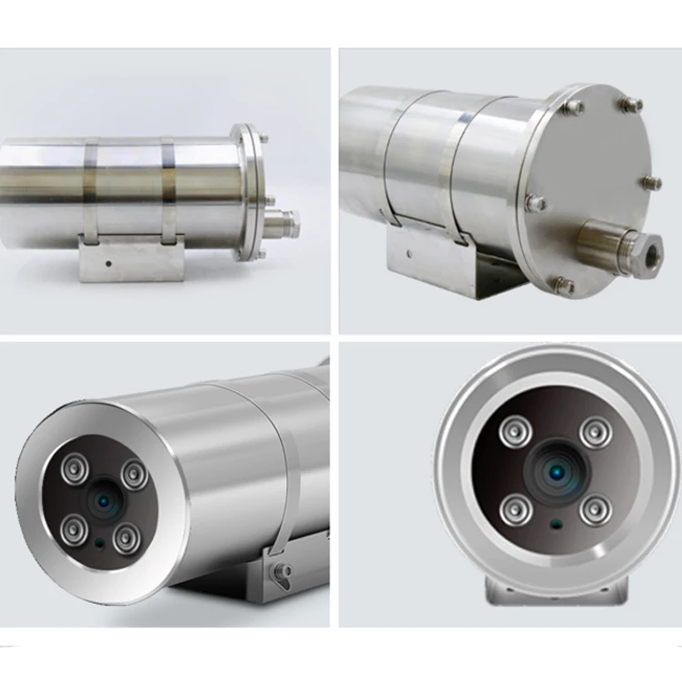 Stainless Steel Explosion-proof Camera Anti-corrosion Waterproof Ip 4.0mp Surveillance Camera Equipment
