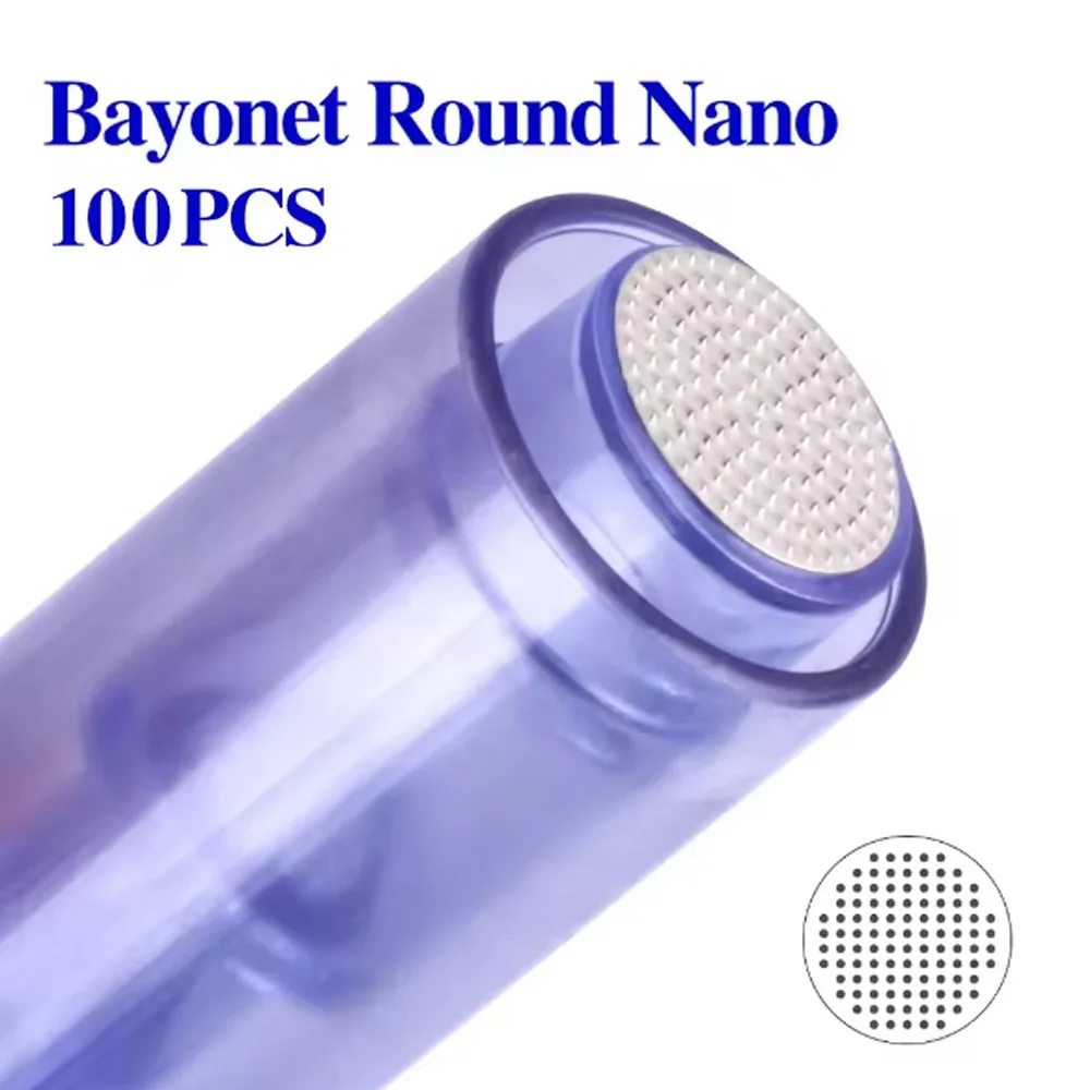 A6 Bajonet Cartridge Naald 50/100 stuks voor A6 Dr Pen Microneedling Micro Naalden Wegwerp Vervanging Tips 9 12 36 42pin Ronde