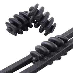2Pcs Archery Bow Rubber Compound Bow Limb Stabilizer Dampener Archery Shock Absorber Vibration Dampener for Hunting 24BD