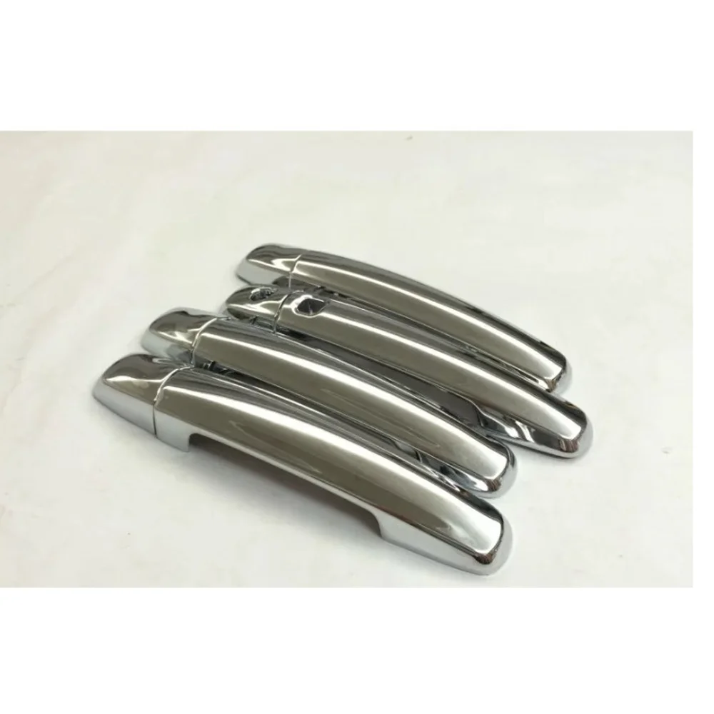 for Suzuki Grand Vitara YK YM Toyota Urban Cruiser 2020~2024 Chrome Door Handle Cover Carbon Fiber Trim Catch Cap Accessories
