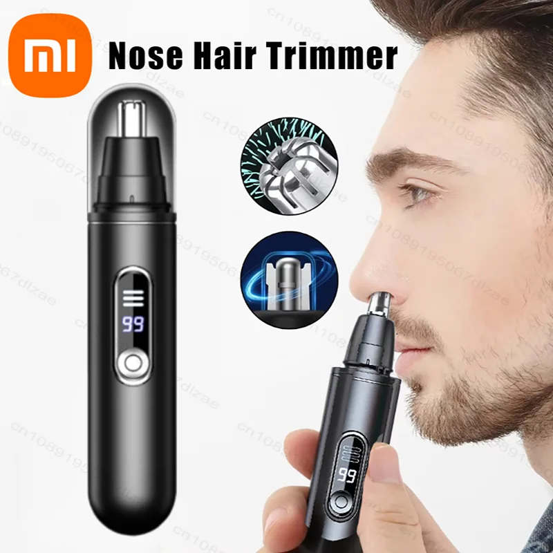 Xiaomi Mini Pocket Electric Nose Hair Trimmer Clipper Nose Ear Hair Eyebrow Waterproof Removal Men Rechargeable Painless Clipper