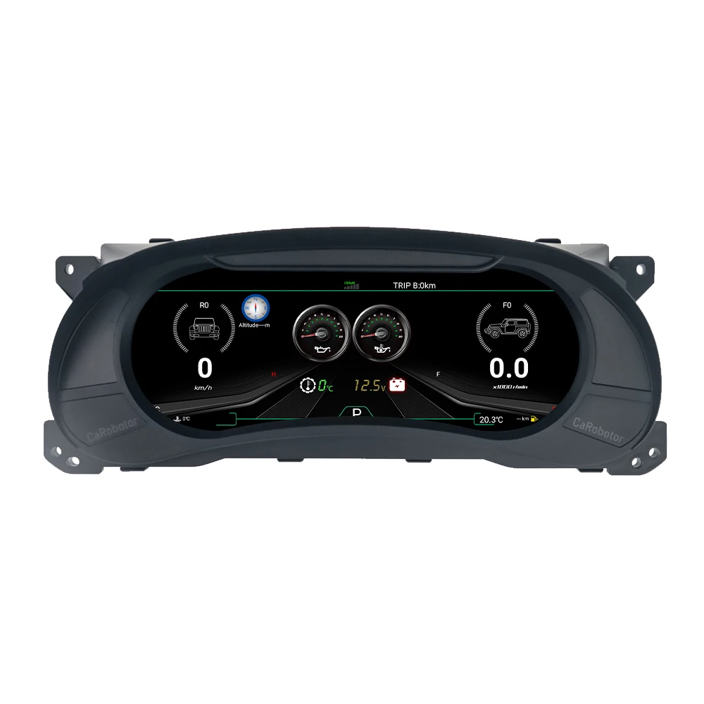 For Jeep Wrangler 3 JK 2010 - 2017 Digital Dashboard Panel LCD Speedometer meter Virtual Instrument Cluster Cockpit LINUX