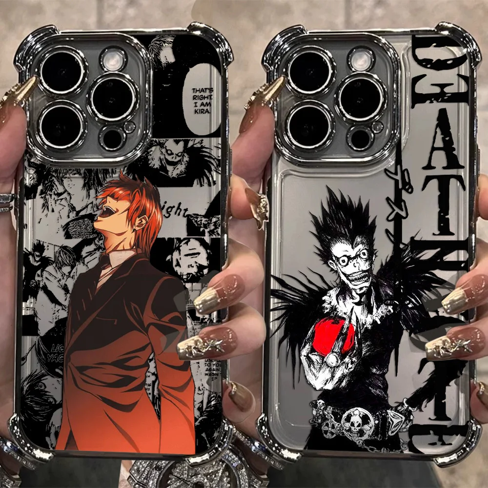Coque de téléphone plaquée Anime DEATH NOTE Misa Amane pour Google Pixel 10 9 8 7 9a 8a 7a Pro XL 5G Anti-chute Airbag