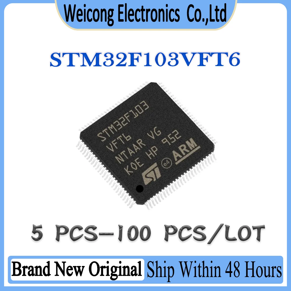 

New Original STM32F103 STM32F103VFT6 STM32F103VFT STM32F103VF STM32F103V STM32F STM32 STM IC MCU Chip LQFP-100