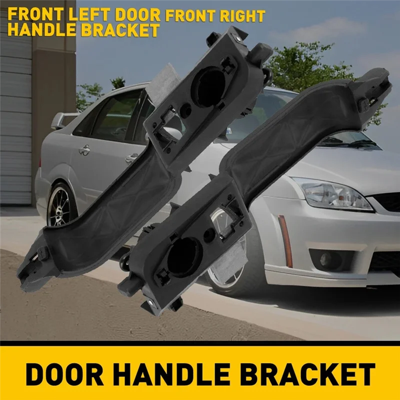قاعدة مقبض الباب الأمامي Superior-1 زوج لسيارة Ford Focus 2000-2007 FL:6S4Z-5426685-C FR:6S4Z-5426684-E قاعدة مقبض الباب الخارجي