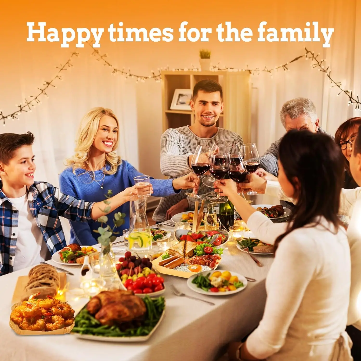 قالب ورق Airfryer مستطيل غير لاصق لـ Ninja، Princess 8L، Innsky 8L، Emphsism 9L، Panana 9L، Tower 9L، Masterpro 9L، LLIVE