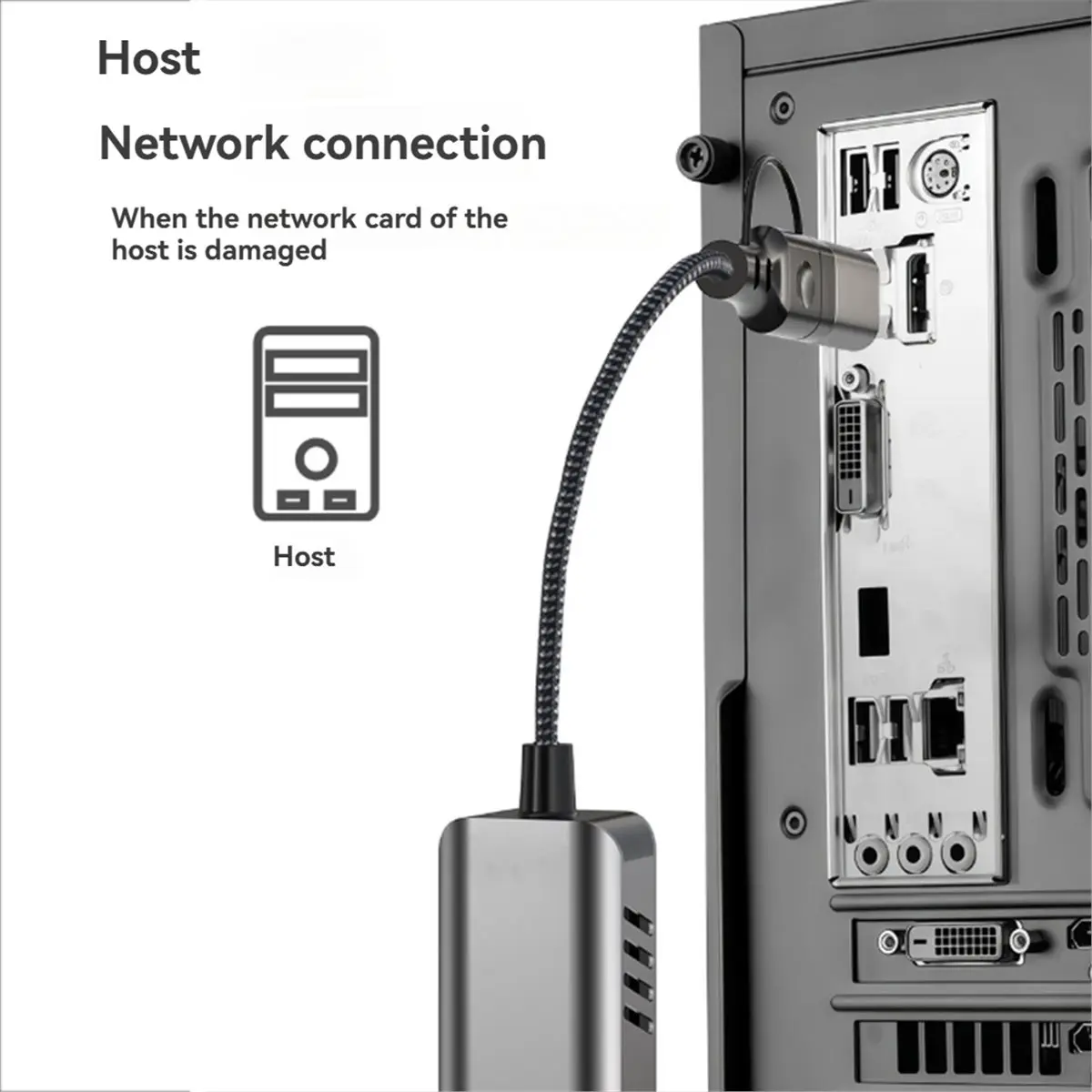 #12P (Aluminum Alloy)5G Wired Network Card USB/Type-C Adapter to Ethernet Cable,Computer Accessories