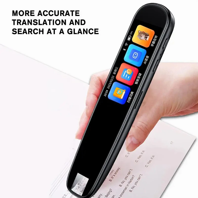 قلم مسح الترجمة متعدد اللغات من Xiaomi قاموس ذكي للترجمة العامة للطلاب والمكتب