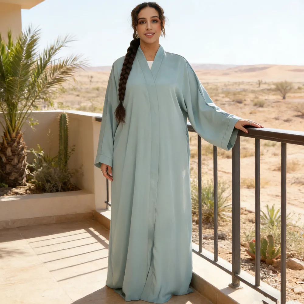 

Абайя для Ид Рамадан, Дубайские абайи, кимоно-кардиган, мусульманское платье, женская исламская одежда, турецкий кафтан, кебайя, кафтан, женская роба, джалабия