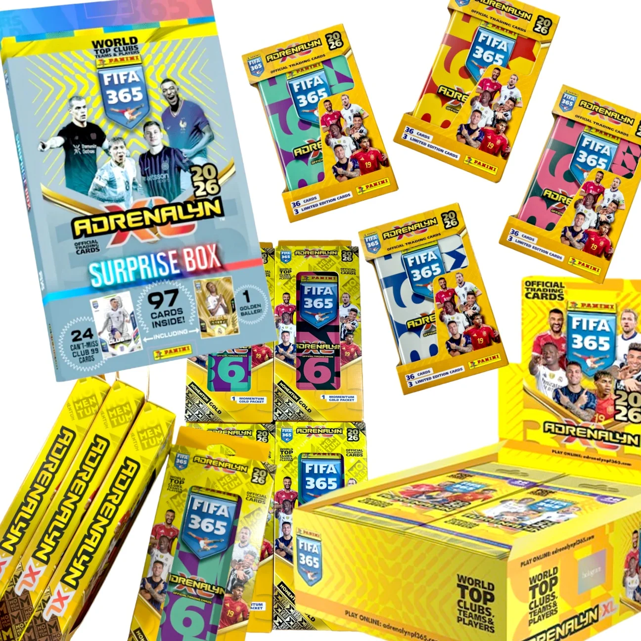 Panini 2026 FIFA 365 Football Star Cards | Limited Gold Cards & Autograph Card Chase | Collectible Trading Cards