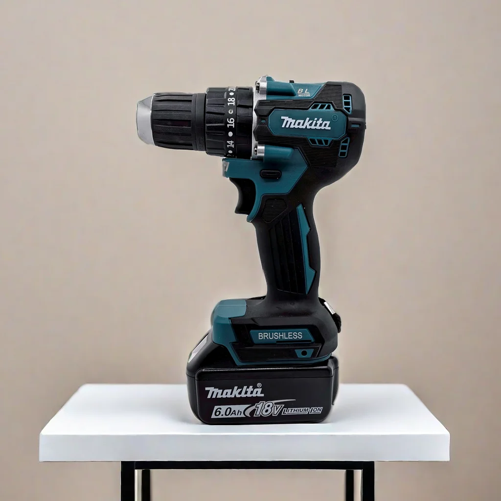 

Makita DHP487 18v Cordless Hammer Driver Drill 18V LXT Brushless Motor Impact Electric Screwdriver Variable Speed Power Tool