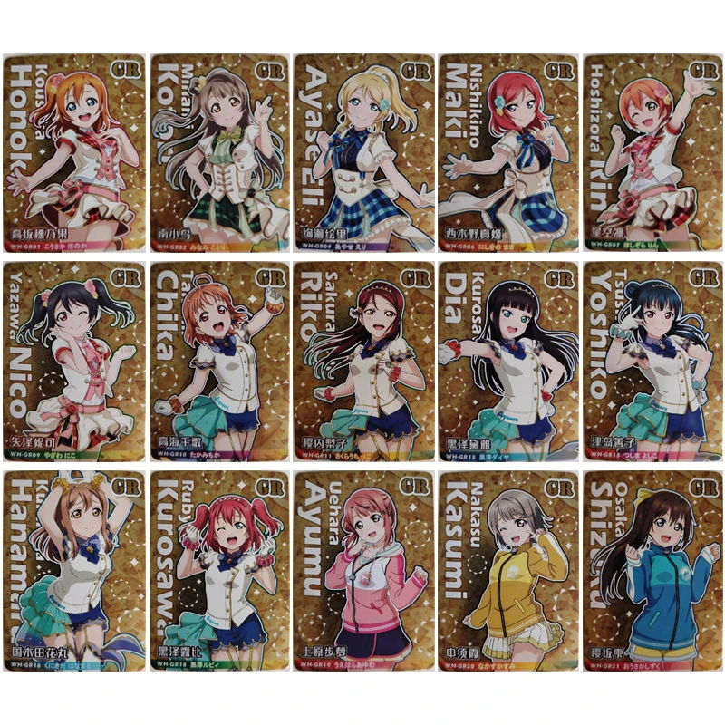 

Japanese Anime Goddess Story Kotori Minami Sonoda Umi Maki Nishikino Collectible Cards Christmas Birthday Gift Children's Toys