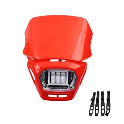 Dirt Pit Bike Accessories Plastic LED For Most Off Road Headlight High Quality Head-light Headlamps Motorcycle Motocross Parts