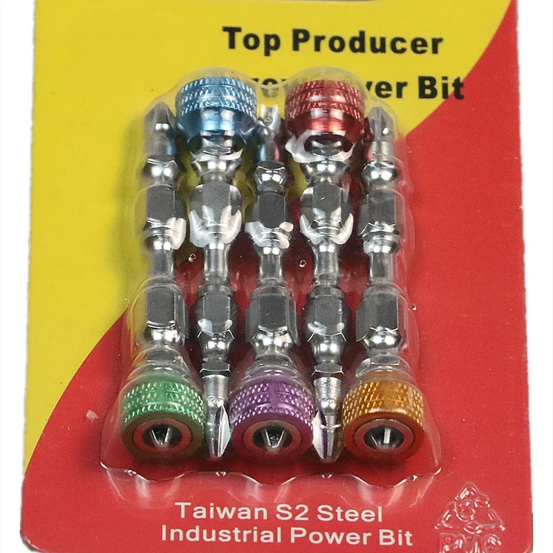 

Magnetic ring positioning screwdriver bit double stick strong magnetic cross screwdriver bit electric screwdriver bit electric d