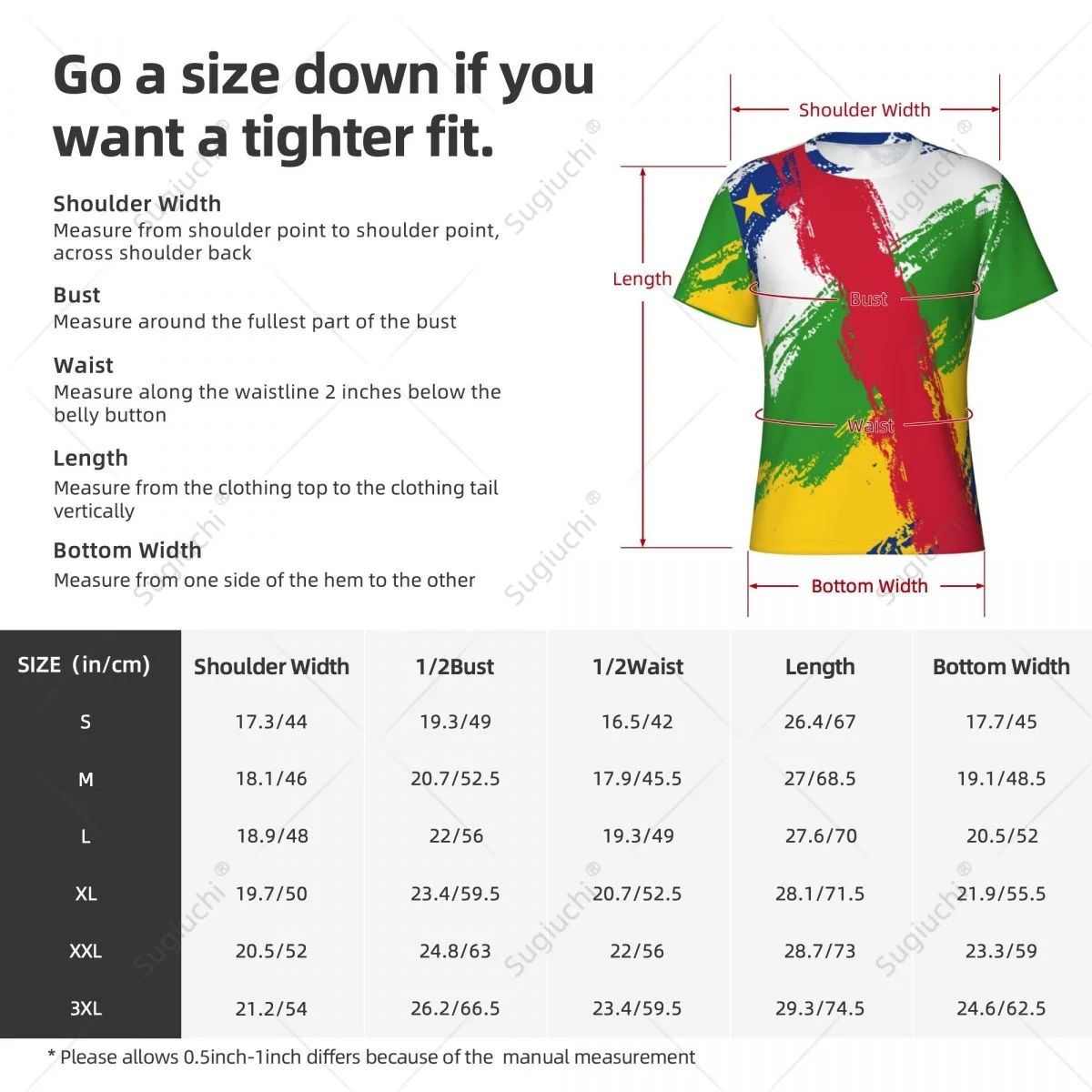 Custom Name Nunber Central African Republic Flag Color Men Tight Sports T-shirt Women Tees jersey For Soccer Football Fans