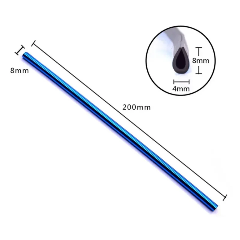 10PCS 20cm Universal Car Air Conditioner Outlet Decorative PVC Trim Decoration Strip Car Styling Accessories for All Models