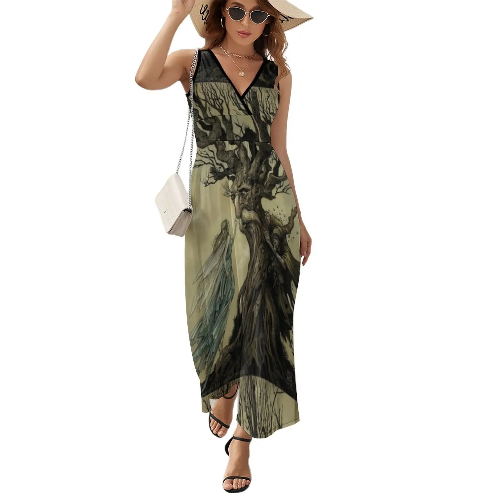 Tree Spirit Sleeveless Dress elegant dresses plus sizes summer dress women 2023 summer clothes for women women party dresses