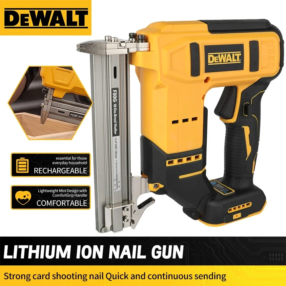 For DeWALT F30 20V 2-in-1 Cordless Brad Nailer&Staple Gun,Supports Nails up to 1-3/16