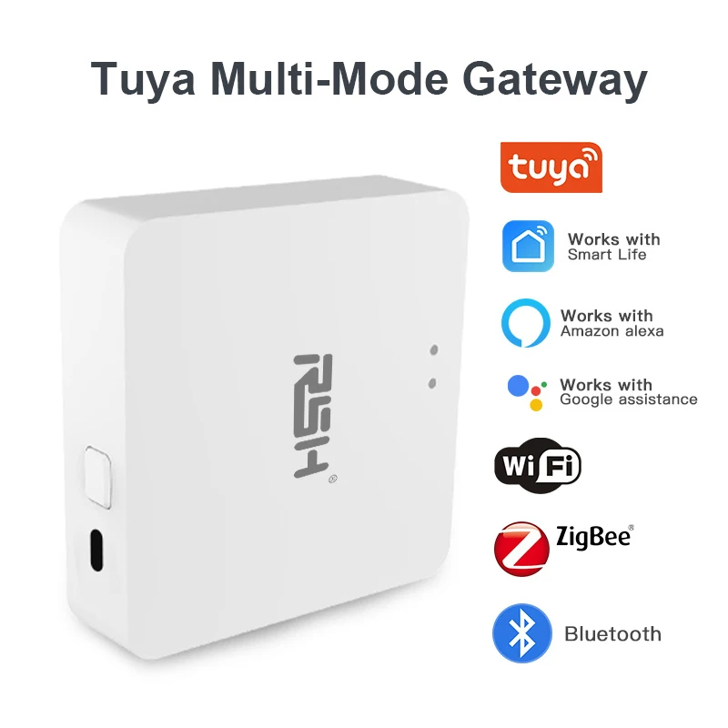 RSH Tuya Multi-Modus ZigBee Bluetooth Gateway Hub Smart Home Geräte Fernbedienung Bridge Unterstützt Alexa Google Home Sprachsteuerung