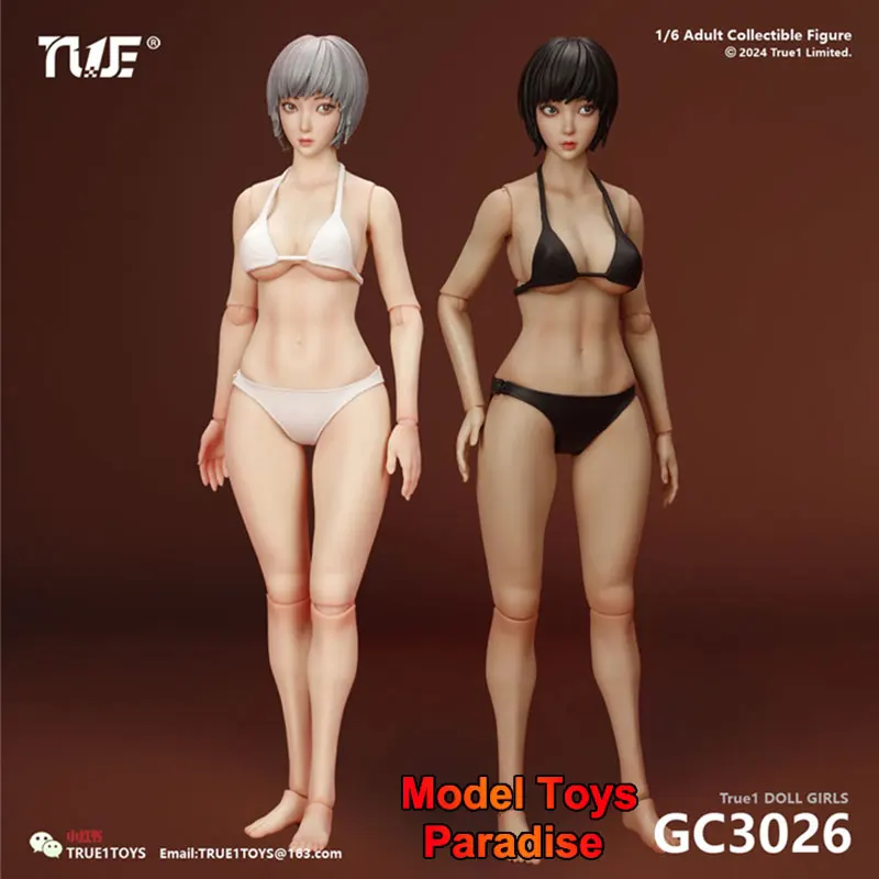 

True1Toys GC3026 1/6 Woman Soldier Movable Eyes Head Sculpt Joint Body Full Set 12inch Pale/Suntan Skin Action Figure Collection