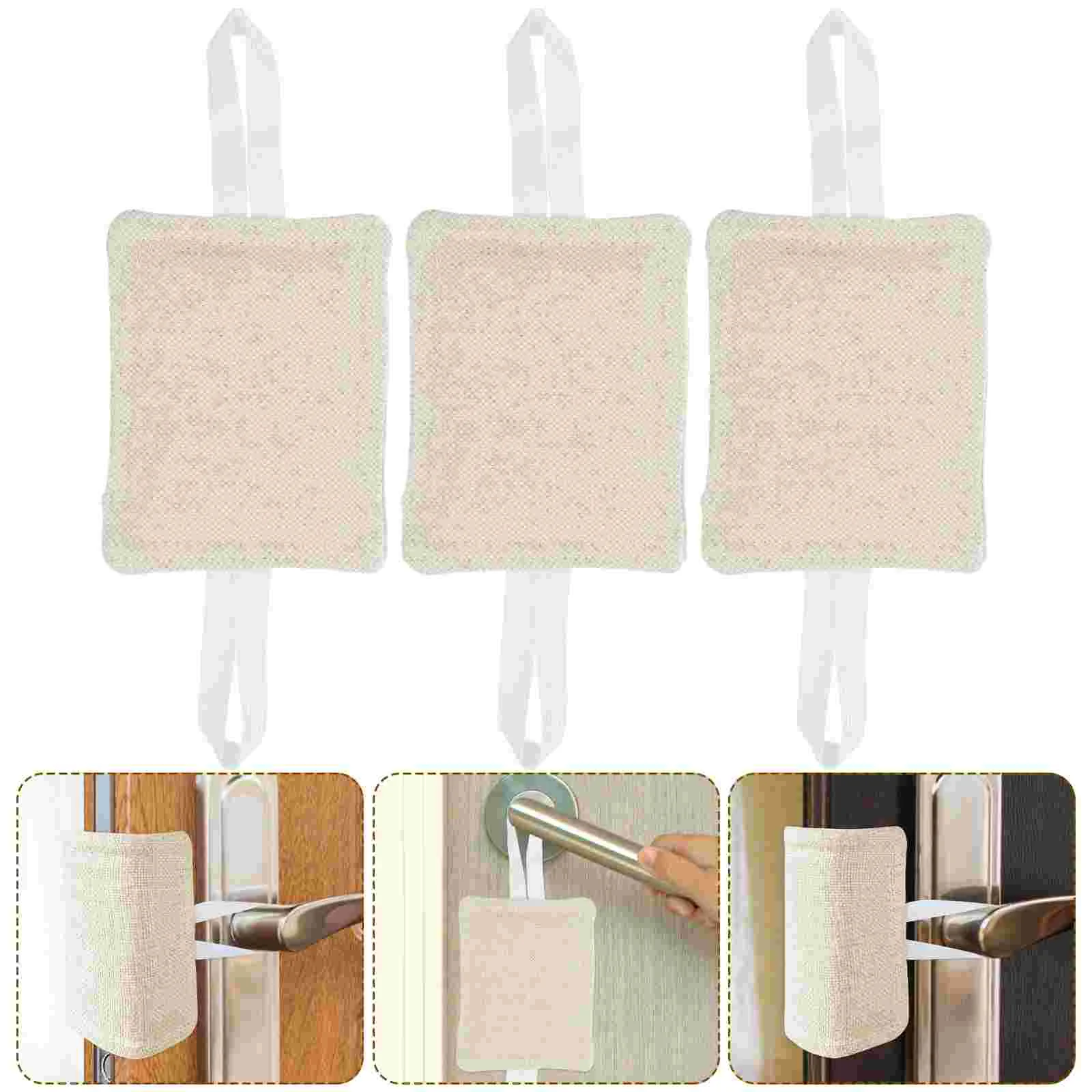 3 Pcs Close The Door No Trace Baby Closer Cotton Alarm Silencers for Wood Doors