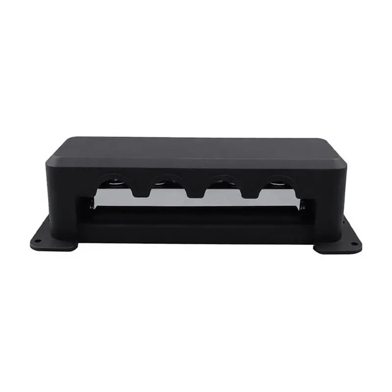 AB42-M8 24V 600A Buss Bar Power Distribution Block Bus Bar Electrical Terminal Block For Truck Boat Car Camper RV Black 2