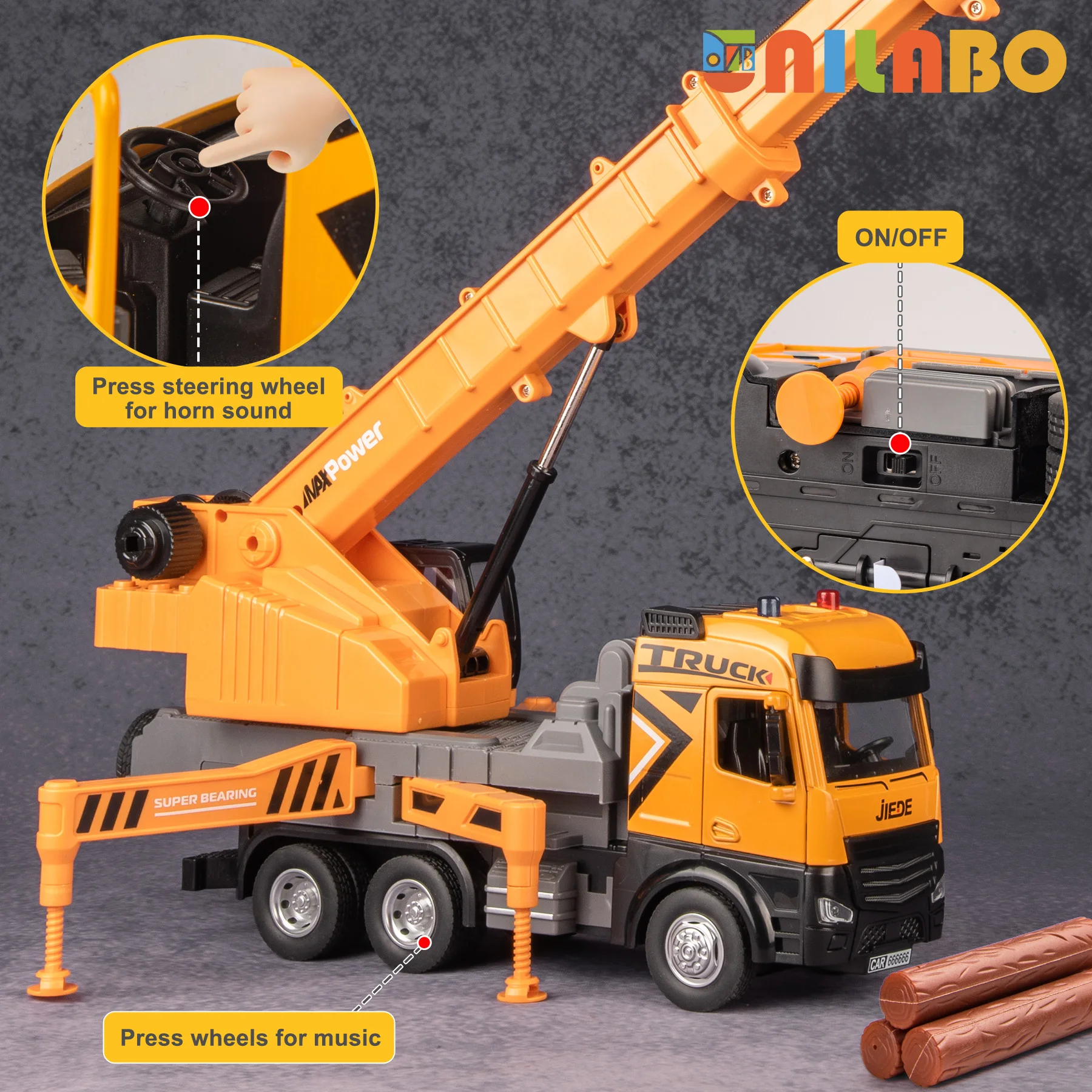 لعبة مركبة هندسية مصنوعة من خليط معدني تعمل بالقصور الذاتي مع ضوء وصوت واقعي، هدية عيد ميلاد للمهرجانات للأولاد والبنات والأطفال بعمر 3 سنوات فما فوق #4