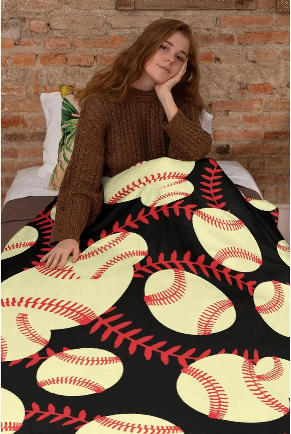 Baseball Galaxy Star Blanket Super Soft Fluffy Comfortable Flannel Comfortable Plush Sofa Bed Travel Gift Pet Blanket