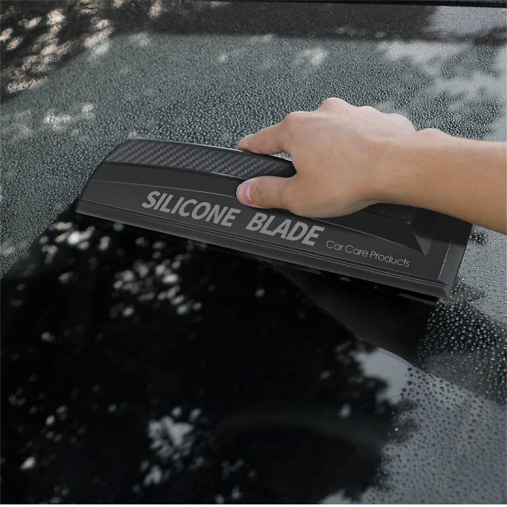 Non-Scratch Soft Silicone Handy Squeegee Car Wrap Tools Water Window Wiper Drying Blade Clean Scraping Film Scraper Accessories