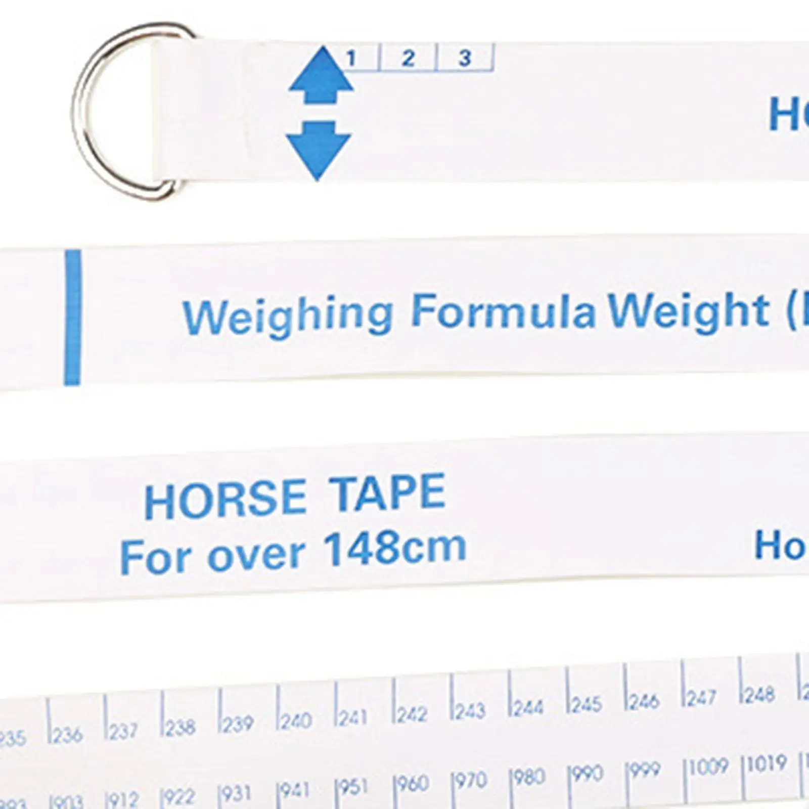 Animal Measuring Tape Horse Pony Pig Bust Height Girth 2.5m Portable PVC Farm Weight Check Tool