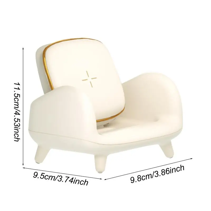 Estación de carga rápida inalámbrica para sofá, soporte de carga inalámbrico, soporte de teléfono multifuncional, 15W