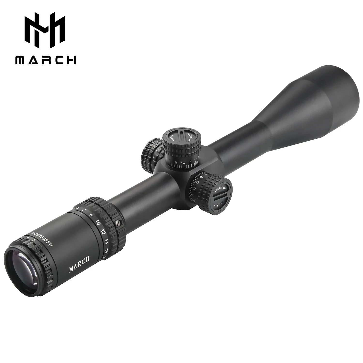 MARCH SK5-25X50 FFP IR Tactical Riflescope for Rifle Hunting Optical Collimator Airsoft Airgun Sight with Etched Glass view 3