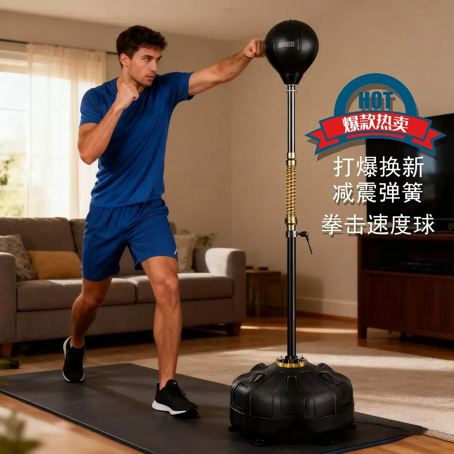 Boxing Reaction Ball Children Adult Household Sandbag Vertical Tumbler Sandbag Practice Boxing Target Decompression Speed Ball
