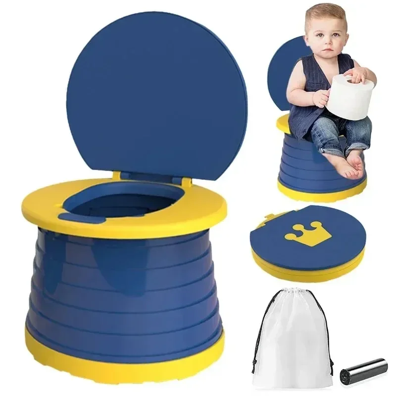 Training Toilet for male and female Car Camping Indoor Outdoor Bathroom for Baby Potty Training Kids Children Travel Potty