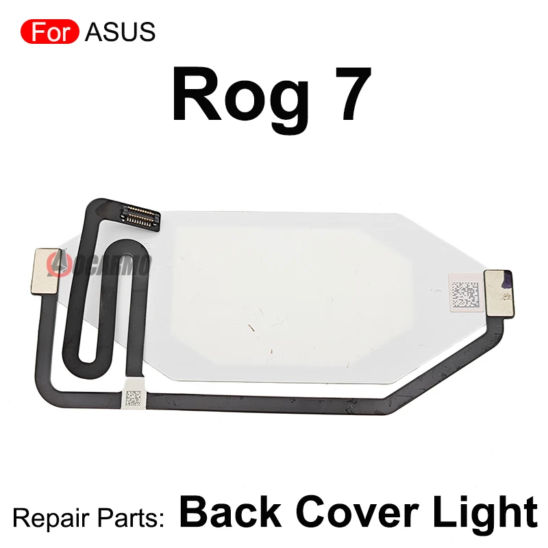 For ASUS ROG Phone 5 6 7 8 8Pro ROG6 Rog7 I005DA ROG5 ZS673KS Rear Back Cove Light Lamp Repair Replacement Part