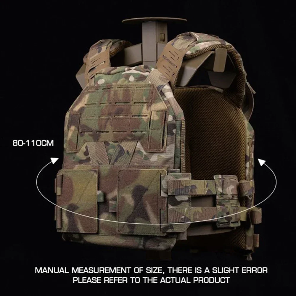 Imagem -03 - Low-profile Quick Release Caça Vest kz Tactical Plate Carrier Molle Armadura de Combate ao ar Livre Airsoft Engrenagem