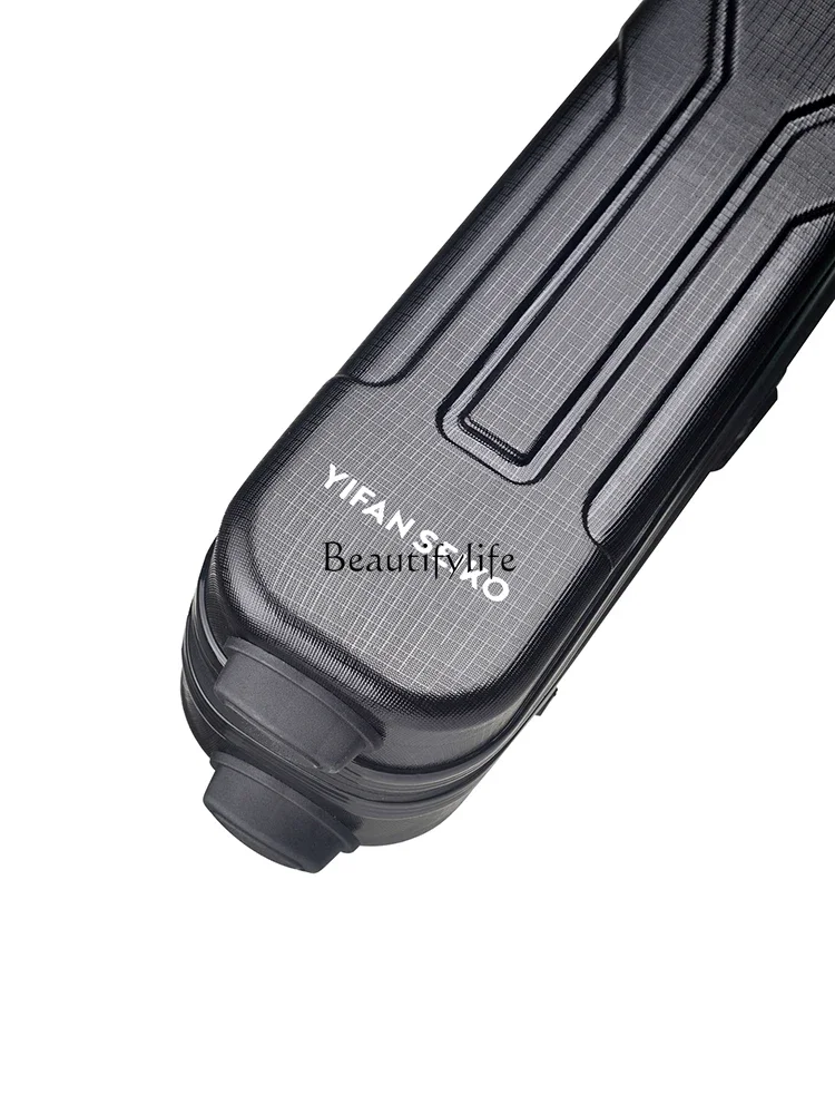 052 yj15 Hard Shell Pole Bag 1.3 M Ultra-Light Portable Waterproof Fishing Rod Bag Large Capacity ABS Thickened Multifunctional