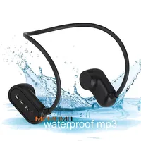 New Genuine IPX8 Waterproof Swimming MP3 8G/16G/32GB Bluetooth Music Player Headphone Outdoor Sport Headset Bone Conducti