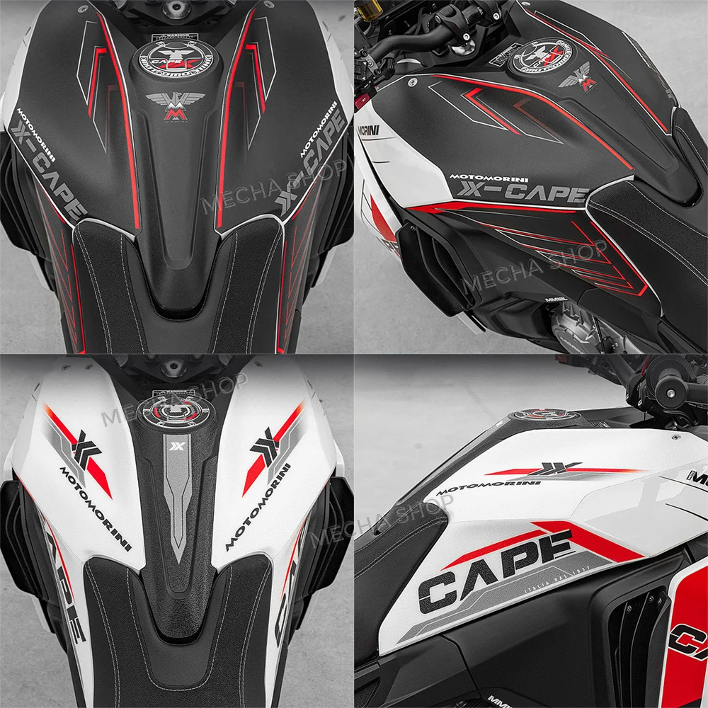 For X-Cape 1200 2026 Tank Pad Sticker Motorcycle Fuel Tank Protection Decals