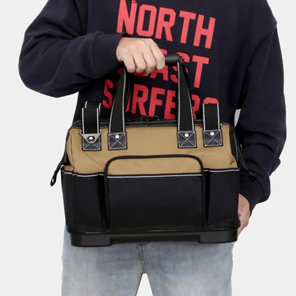 

Oxford Cloth Multifunctional Tool Bags Wear-Resistant Waterproof Electrician Bags High Capacity Thickened Tool Storage Kit Men
