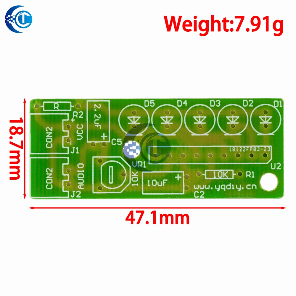 Electronic Kit Parts 5mm RED Green LED Level Indicating 3.5-12V KA2284 DIY KIT Audio Level Indicator Suite Trousse DIY