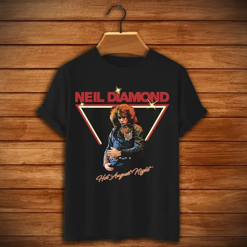 Распродажа: винтажная футболка Hot August Night 70S Rock Neil Diamond Crunchy Granola Suite T Shi